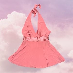 Vintage y2k forever 21 tank halter too with ties in the back